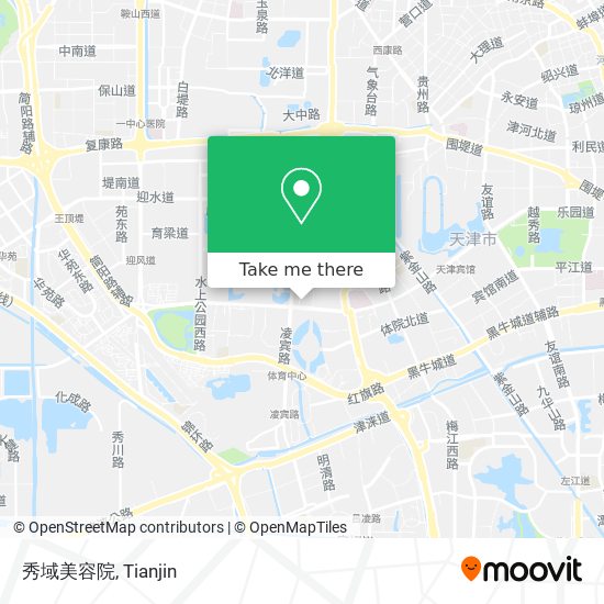 秀域美容院 map