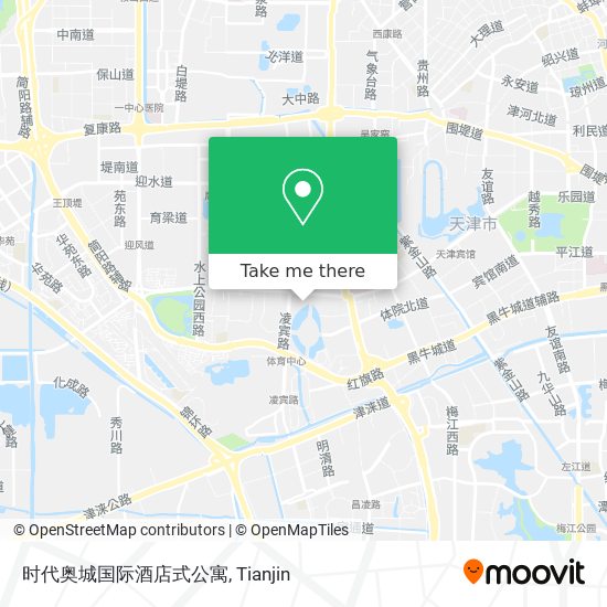 时代奥城国际酒店式公寓 map