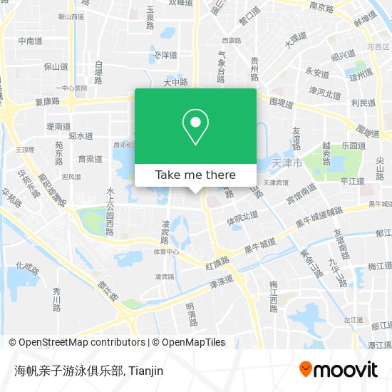 海帆亲子游泳俱乐部 map
