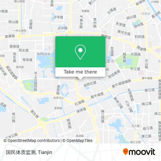 国民体质监测 map