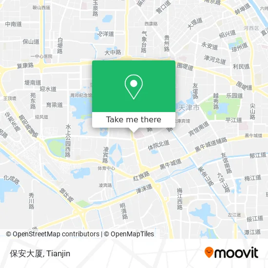 保安大厦 map