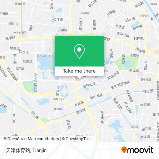 天津体育馆 map