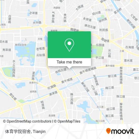体育学院宿舍 map