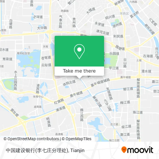 中国建设银行(李七庄分理处) map