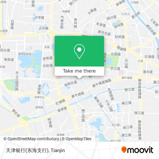 天津银行(东海支行) map