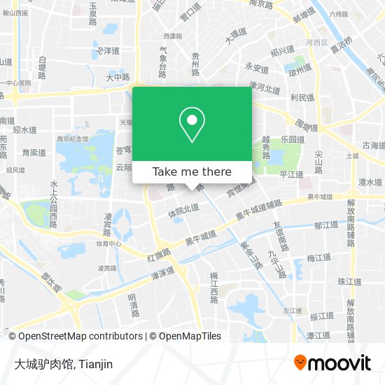 大城驴肉馆 map