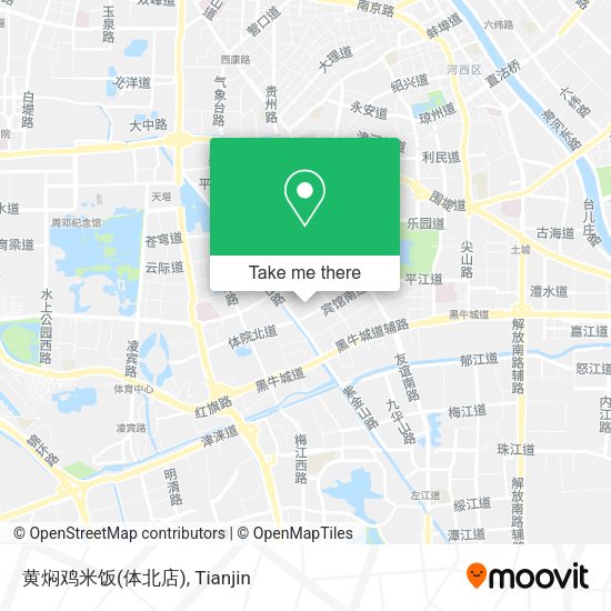 黄焖鸡米饭(体北店) map