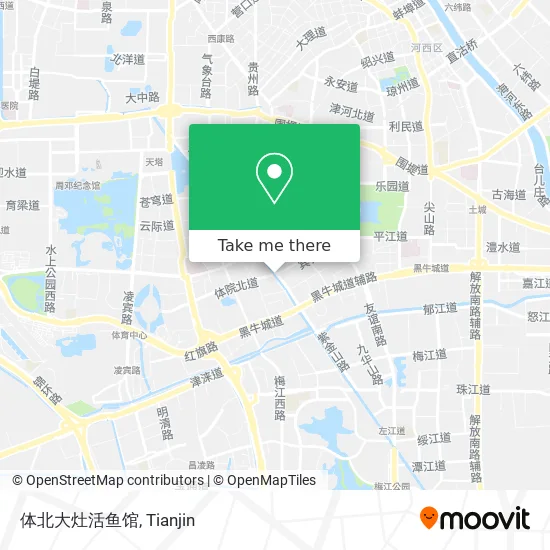 体北大灶活鱼馆 map