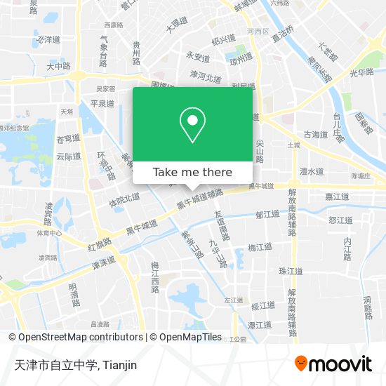 天津市自立中学 map