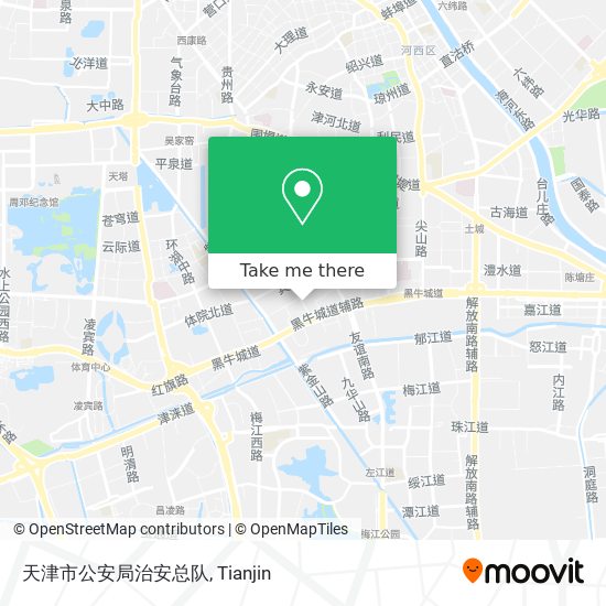 天津市公安局治安总队 map