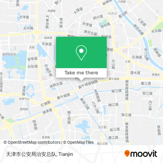 天津市公安局治安总队 map