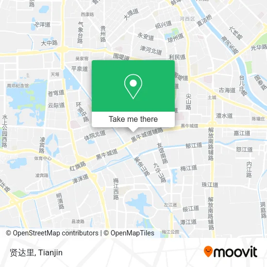 贤达里 map
