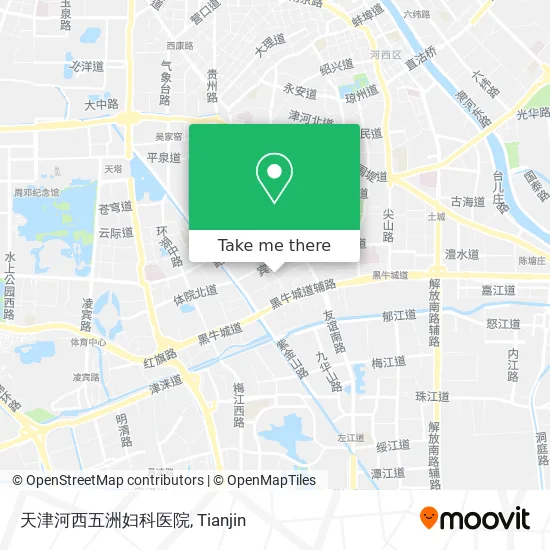天津河西五洲妇科医院 map