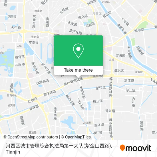 河西区城市管理综合执法局第一大队(紫金山西路) map