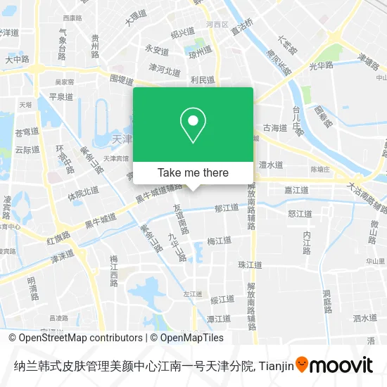 纳兰韩式皮肤管理美颜中心江南一号天津分院 map