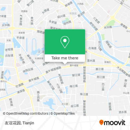 友谊花园 map