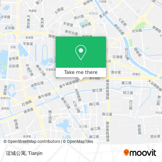 谊城公寓 map