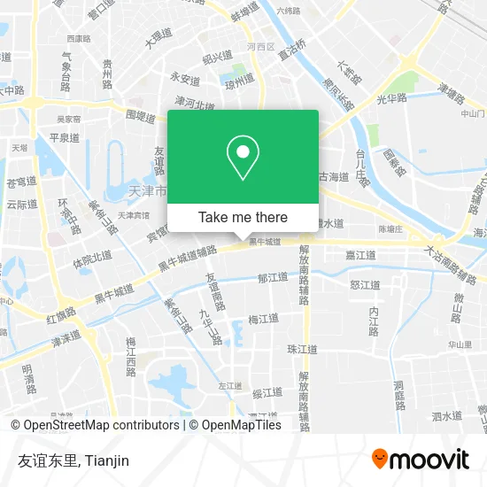 友谊东里 map