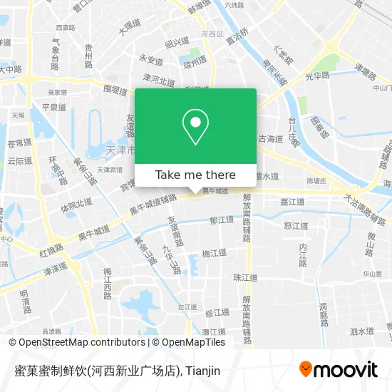 蜜菓蜜制鲜饮(河西新业广场店) map