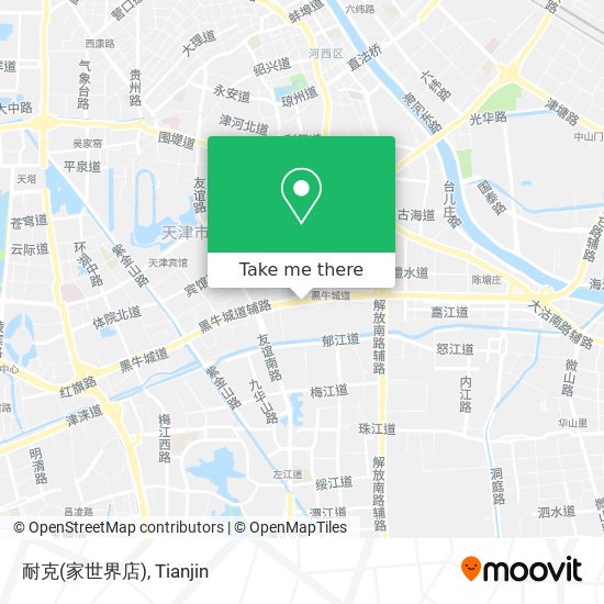 耐克(家世界店) map