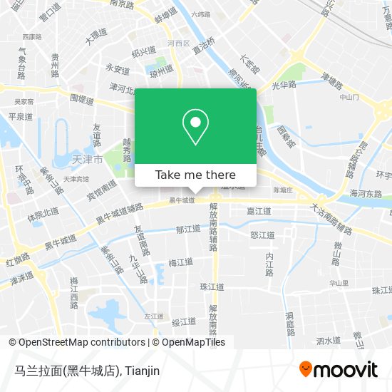 马兰拉面(黑牛城店) map