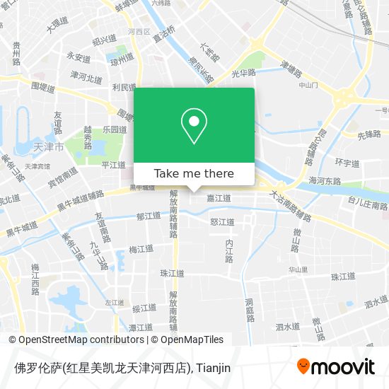 佛罗伦萨(红星美凯龙天津河西店) map