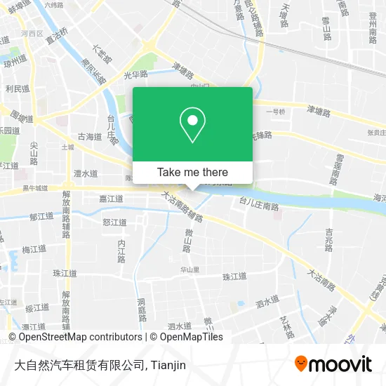 大自然汽车租赁有限公司 map