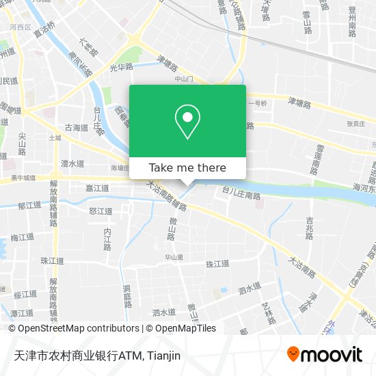 天津市农村商业银行ATM map