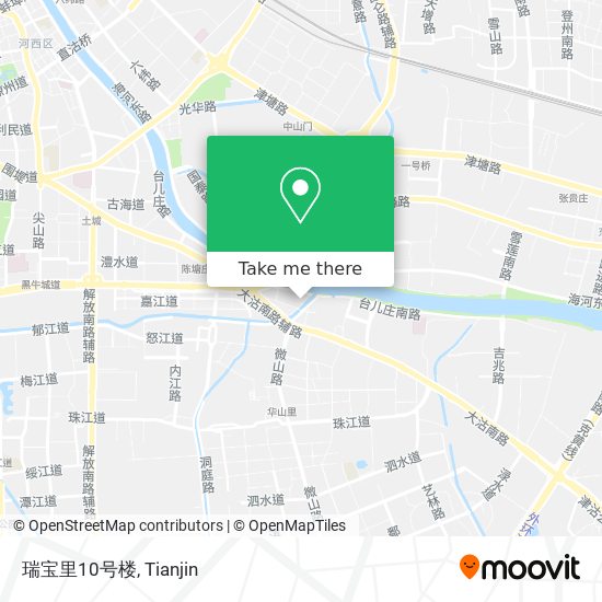 瑞宝里10号楼 map