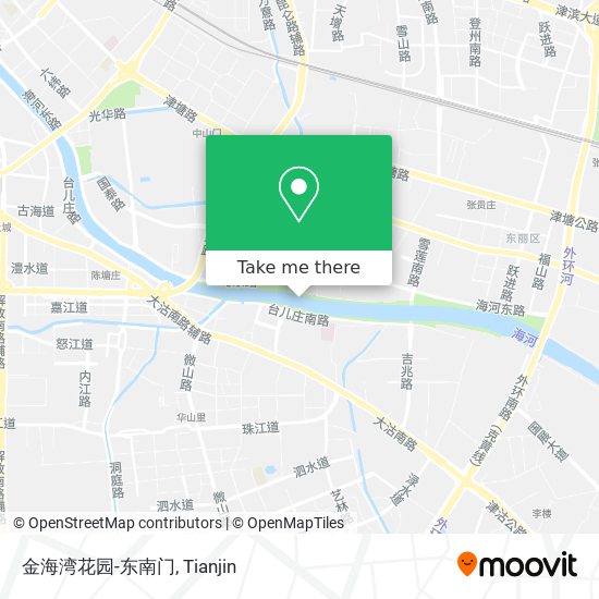 金海湾花园-东南门 map
