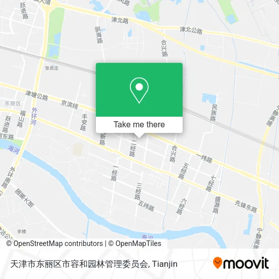 天津市东丽区市容和园林管理委员会 map