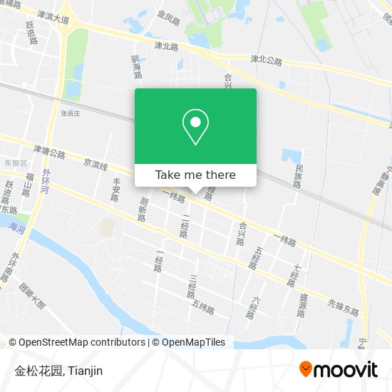 金松花园 map