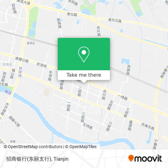 招商银行(东丽支行) map