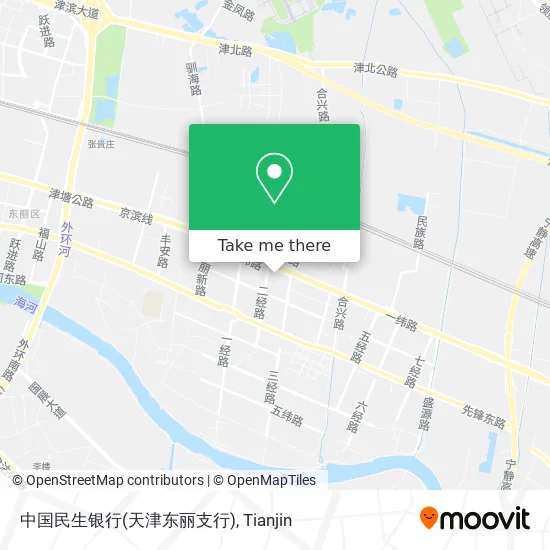 中国民生银行(天津东丽支行) map