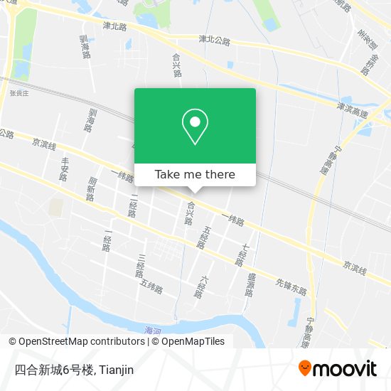 四合新城6号楼 map