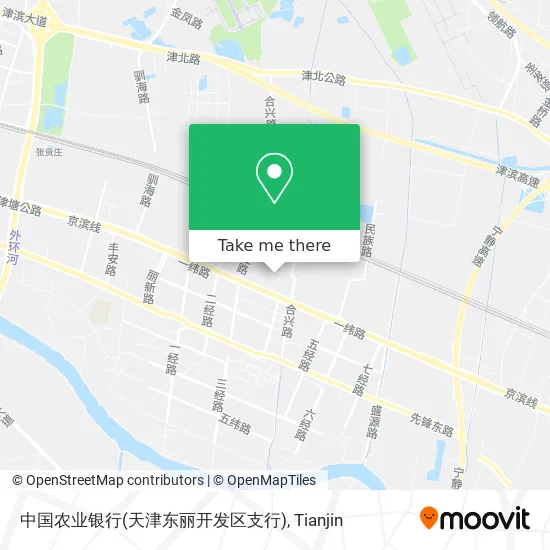 中国农业银行(天津东丽开发区支行) map