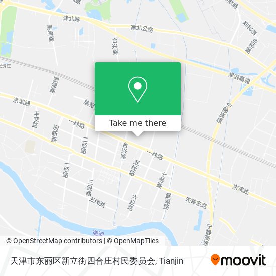 天津市东丽区新立街四合庄村民委员会 map