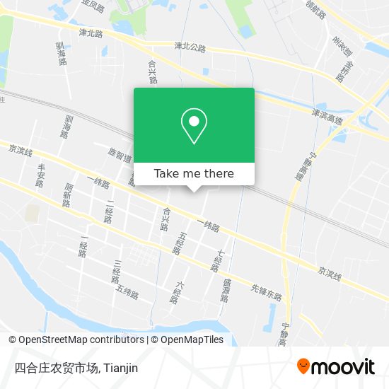四合庄农贸市场 map