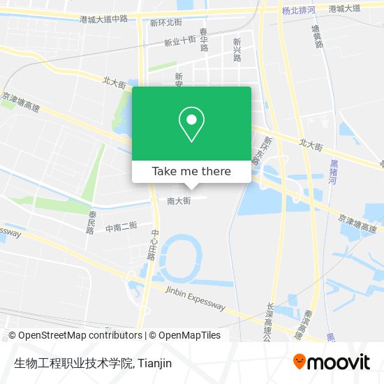 生物工程职业技术学院 map