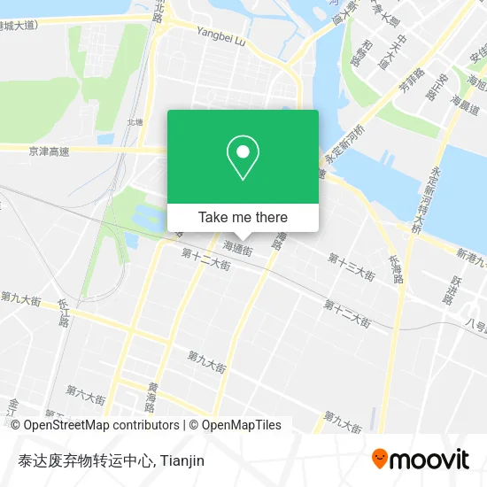 泰达废弃物转运中心 map