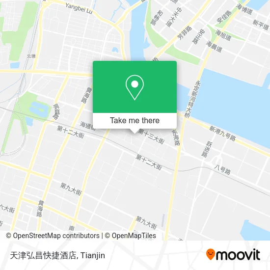 天津弘昌快捷酒店 map