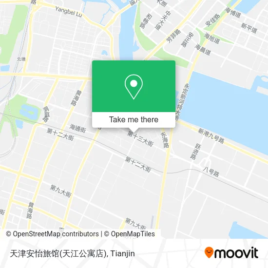 天津安怡旅馆(天江公寓店) map