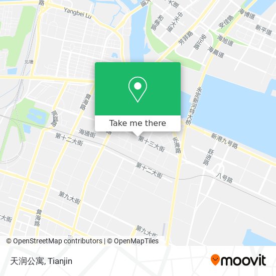 天润公寓 map