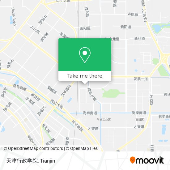 天津行政学院 map