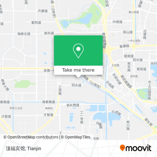 顶福宾馆 map