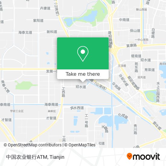 中国农业银行ATM map