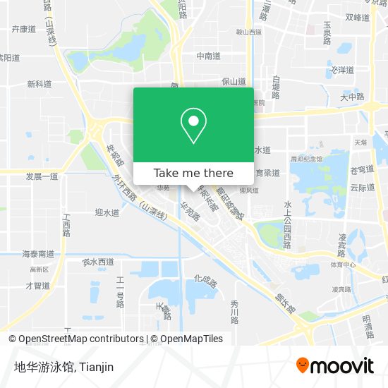 地华游泳馆 map