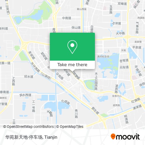 华苑新天地-停车场 map