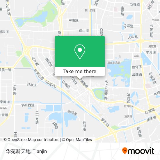 华苑新天地 map