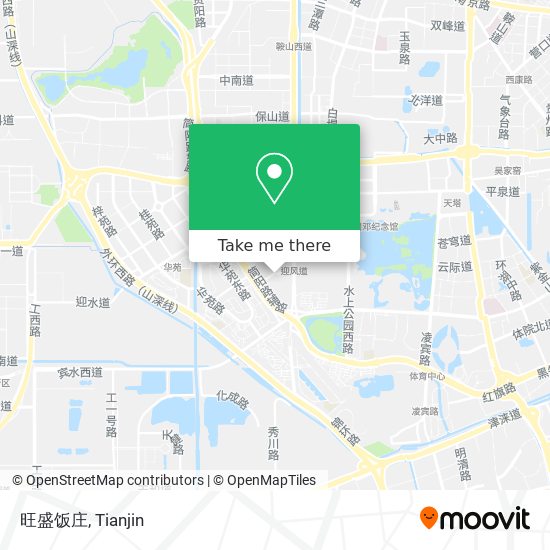 旺盛饭庄 map